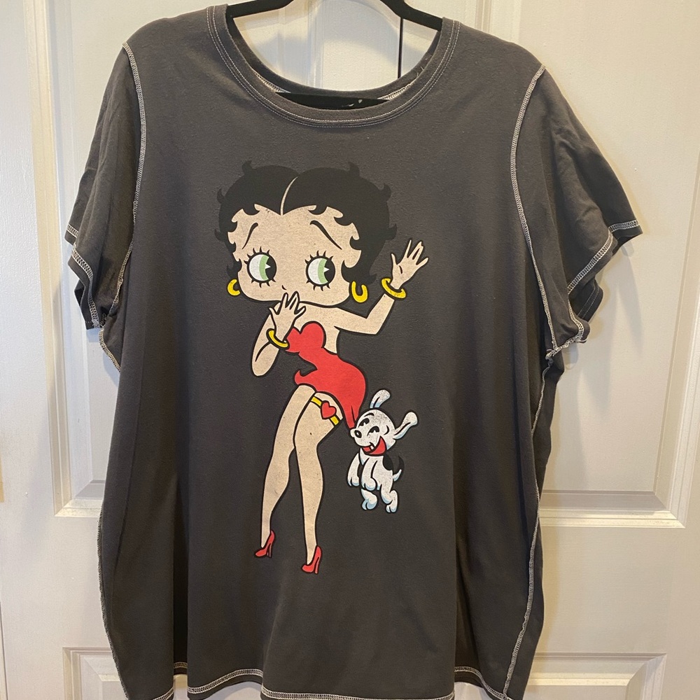 3x Torrid Cotton T-shirt. Betty Boop. Great condition. Never dried in dryer.